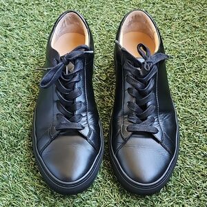 Koio Capri Leather Sneaker Nero Black Men's Size 10 US/43 EU